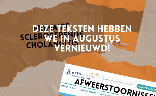 Update teksten augustus